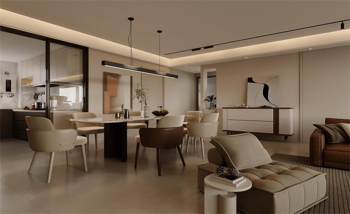 中海華樾 | 現(xiàn)在裝修都內(nèi)卷成這樣了？！從玄關(guān)就開(kāi)始美哭的143㎡現(xiàn)代風(fēng)