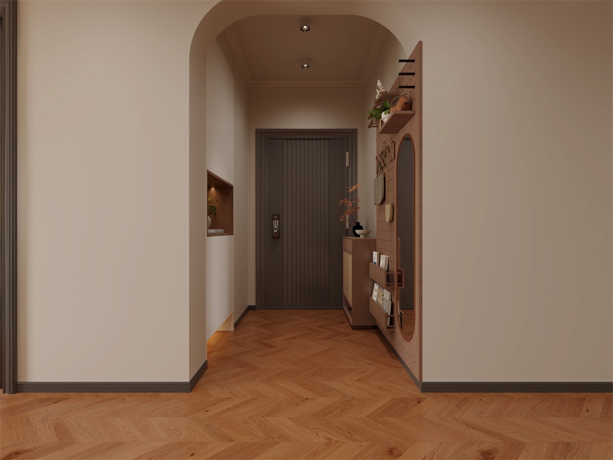 閱海萬(wàn)家110㎡ | 奇葩戶型爆改中古風(fēng)治愈美家！推門(mén)第一眼就驚艷！